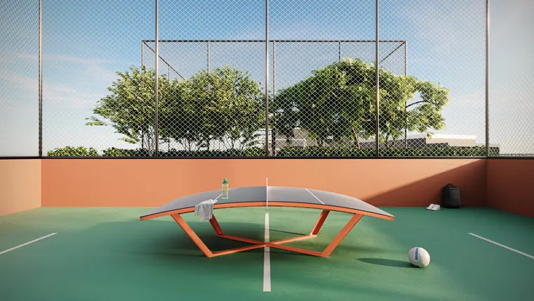 Quadra de teqball